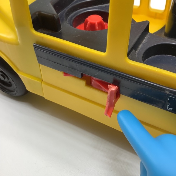 1991 Fisher-Price Little People School Bus #2372‎ - 3 Chunky Figures Vintage - Picture 14 of 16